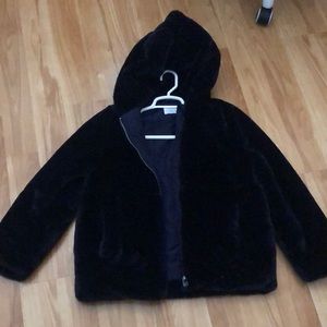 Zara Fluffy Jacket with Hood